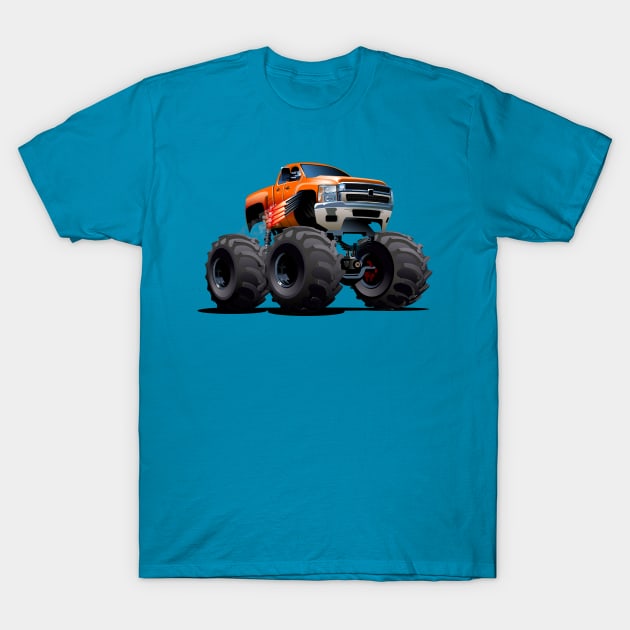 Cartoon monster truck T-Shirt by Mechanik